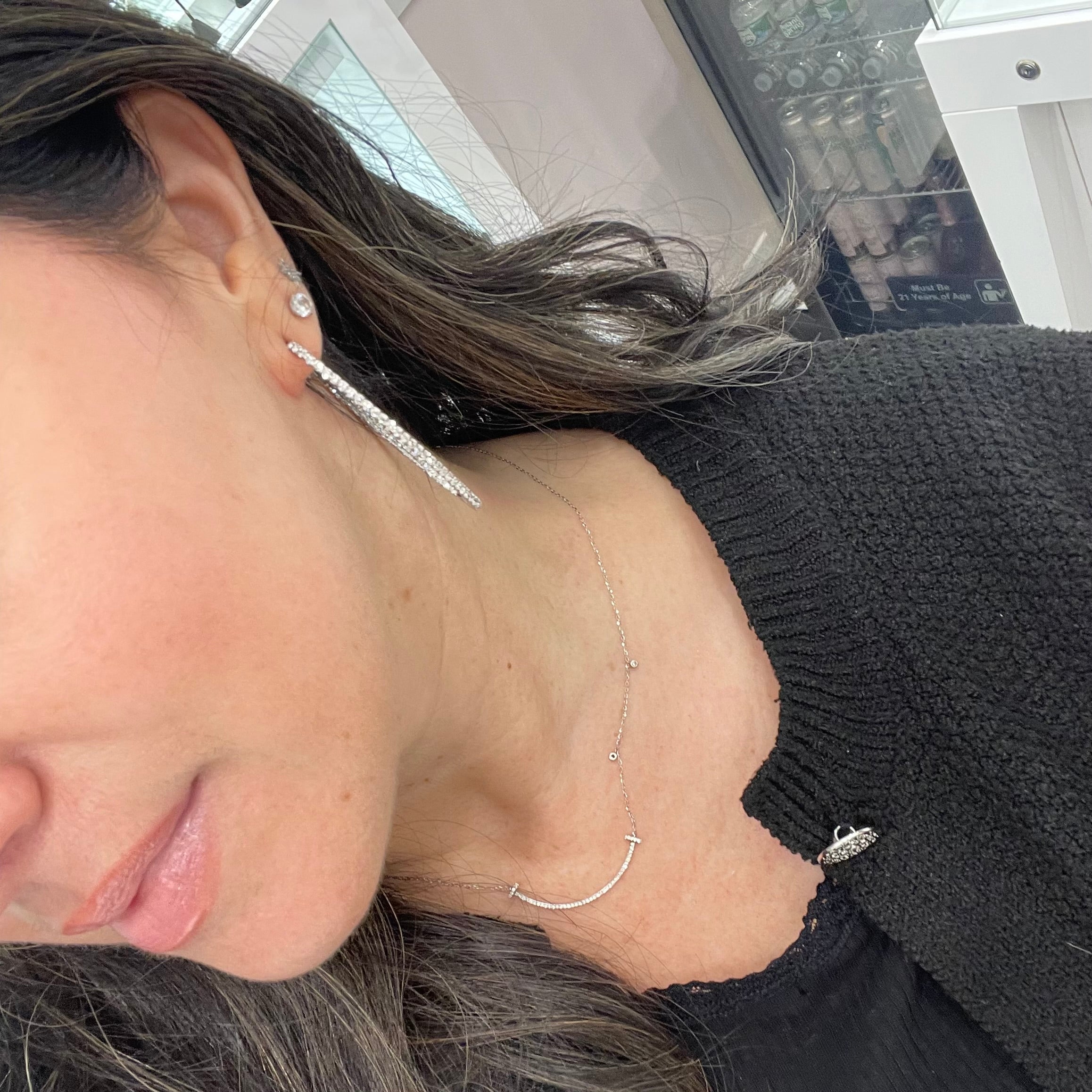 Crystal Oval Hoops Collection