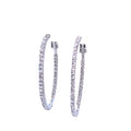 Crystal Oval Hoops Collection